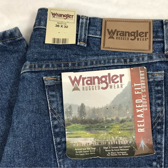 Wrangler NWT Rugged Wear Relaxed Fit  36 X 32 - Picture 6 of 8